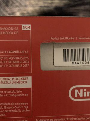 Nintendo Switch Serial Number Location